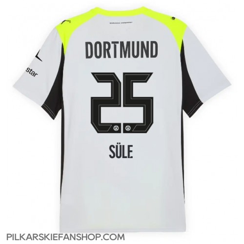 Koszulka piłkarska Borussia Dortmund Niklas Sule #25 Strój wyjazdowy 2025-26 tanio Krótki Rękaw Koszulka piłkarska Borussia Dortmund Niklas Sule #25 Strój wyjazdowy 2025-26 tanio Krótki Rękaw